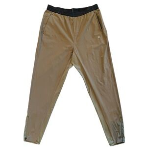 Everlane Women's Khaki Olive Joggers with Black Waistband Size Medium Men's
